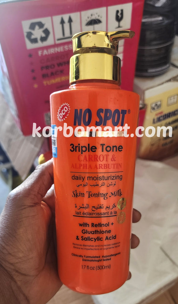 NO SPOT TRIPLE TONE LOTION